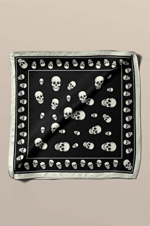 A104 Modabutik Kurukafa Desenli Bandana