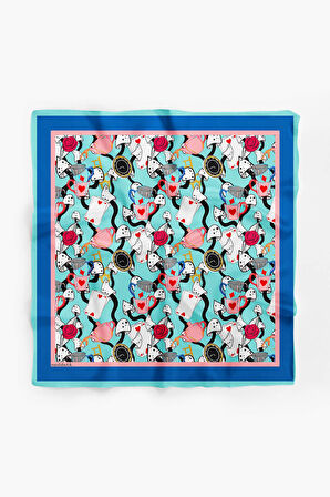 G34 Modabutik Alice Desenli Bandana