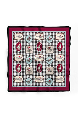 H34 Modabutik At Desenli Bandana