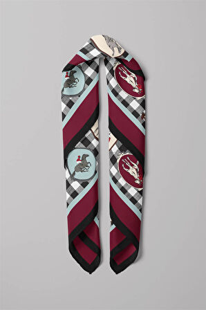 H34 Modabutik At Desenli Bandana