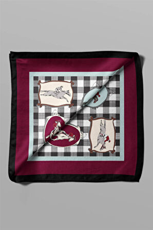 H34 Modabutik At Desenli Bandana