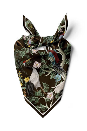 Vissona Wild Desenli İpek Bandana