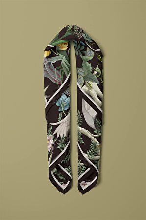 Vissona Wild Desenli İpek Bandana