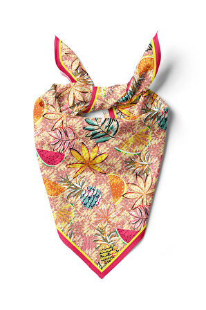 Z44 Modabutik Ananas Karpuz Desenli Bandana