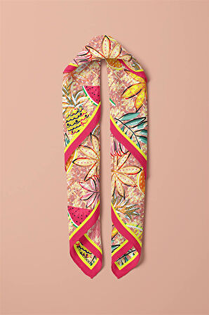 Z44 Modabutik Ananas Karpuz Desenli Bandana
