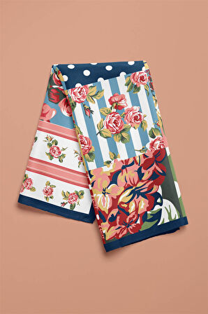 V9 Modabutik Çiçek Desenli Bandana