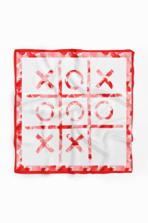 E76  Modabutik XOX Desenli Bandana