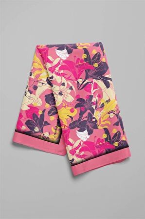 E106 Modabutik Çiçek Desenli Bandana