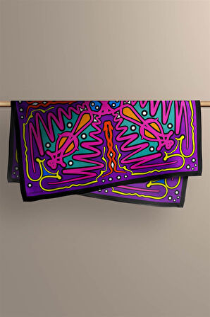 A35 Modabutik Geometrik Desenli Bandana