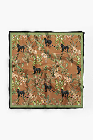 H35 Modabutik Kaplan Desenli Bandana