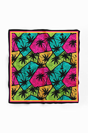 A90 Modabutik Peace Love Desenli Bandana