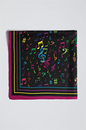 A28 Modabutik Nota Desenli Bandana