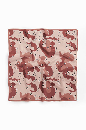 B29 Modabutik Kamuflaj Desenli Bandana