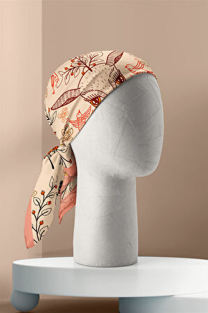 V57 Modabutik Geyik Desenli Bandana