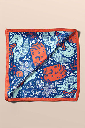 B31 Modabutik Tilki Desenli Bandana