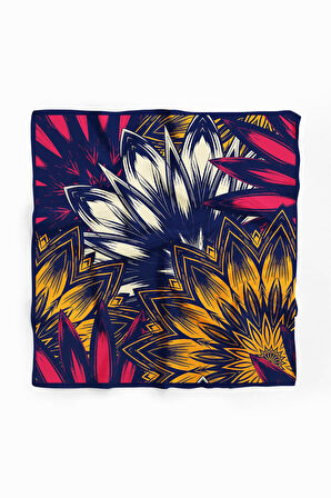 B47 Modabutik Çiçek Desenli Bandana