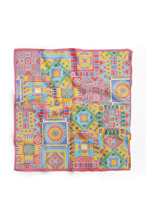 C3 Modabutik Geometrik Desenli Bandana