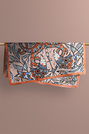 B12  Modabutik Balık Desenli Bandana