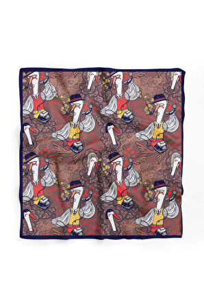 H3 Modabutik Ördek Desenli Bandana