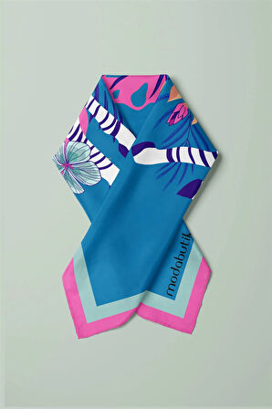 B26 Modabutik Zebra Desenli Bandana