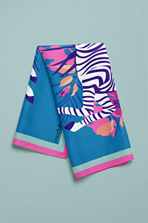 B26 Modabutik Zebra Desenli Bandana