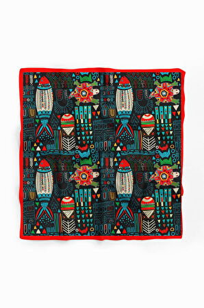 G97 Modabutik Balık Desenli Bandana