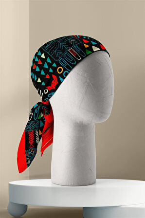 G97 Modabutik Balık Desenli Bandana