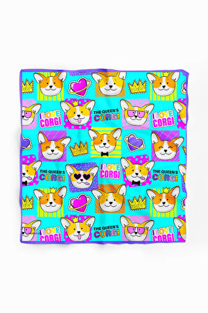 G104 Modabutik Köpek Desenli Bandana