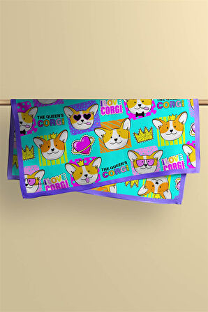 G104 Modabutik Köpek Desenli Bandana