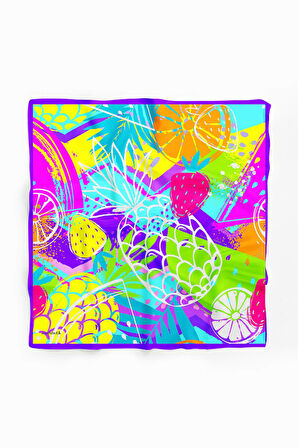 G98 Modabutik Meyve Desenli Bandana