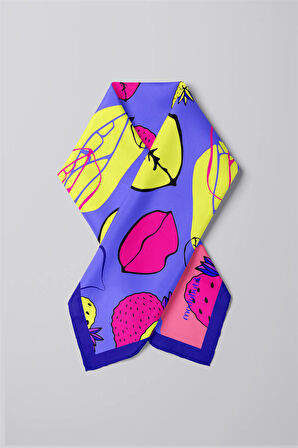 G102 Modabutik Çilek Desenli Bandana