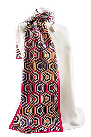 Modabutik Geometri Desenli Fular