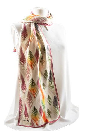 Modabutik Yaprak Desenli Fular