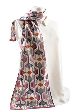 Modabutik Geometri Desenli Fular