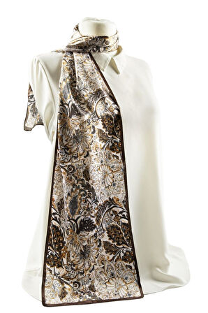 I39 Modabutik Çiçek Desenli Fular