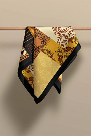 Z40 Modabutik Yaprak ve Şal Desenli Fular