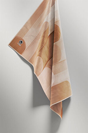 Twill Geometrik Desenli Sarı Renkli 90x90 Eşarp (İpek İçermez) Kenar Dikiş Şekli El Dikişli