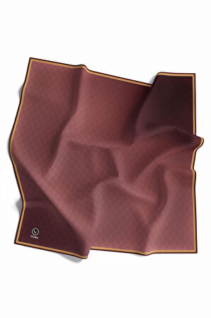 Twill Degradeli Pudra Renkli 90x90 Eşarp (İpek İçermez)
