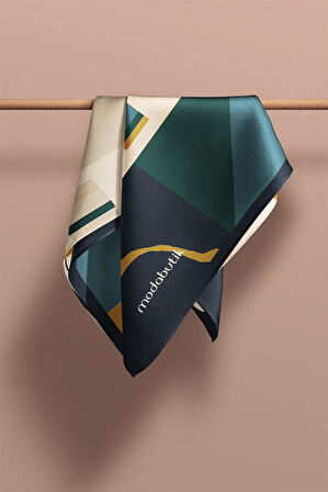 I87 Modabutik Geometrik Desenli Kadın Fular