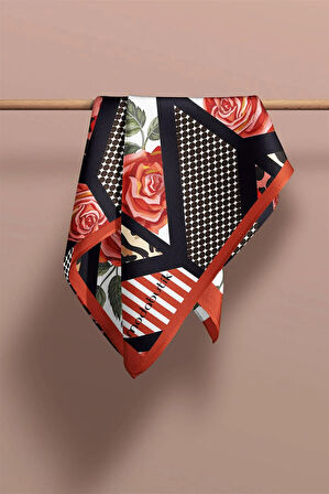 Modabutik Gül Desenli Kadın Fular