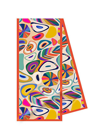 I85 Modabutik Geometrik Desenli Kadın Fular