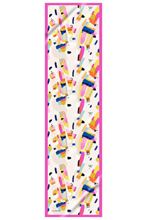 I90 Modabutik Geometrik Desenli Kadın Fular