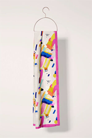 I90 Modabutik Geometrik Desenli Kadın Fular