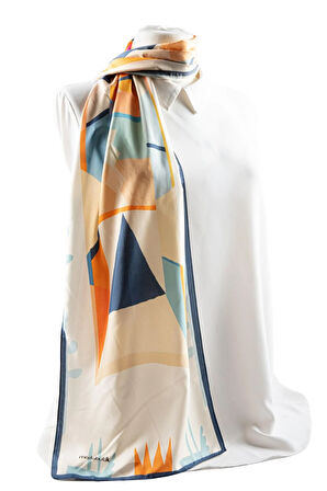 Modabutik Geometrik Desenli Kadın Fular