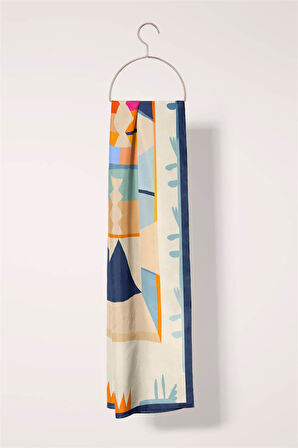 Modabutik Geometrik Desenli Kadın Fular