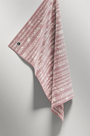 Twill Batik Şal Desenli Pudra Renkli 90x90 Eşarp (İpek İçermez) Kenar Dikiş Şekli El Dikişli