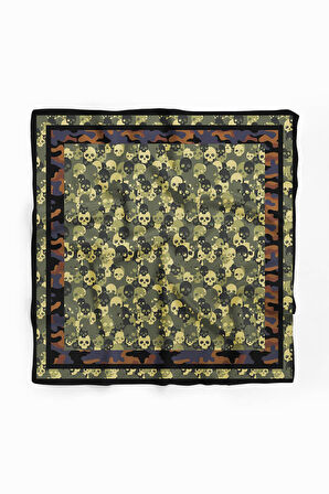 C111 Modabutik Köpek Bandanası Haki 50x50