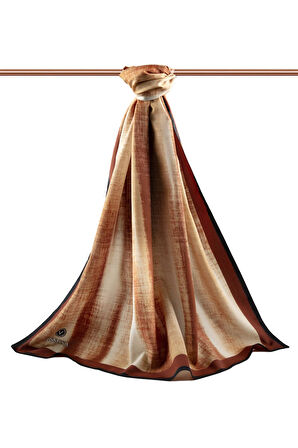 LÜKS MEDİNE İPEĞİ BATİK DESENLİ BORDO RENKLİ 75X195 KIRIŞMAZ ŞAL MOSS KREP DİKİŞ TİPİ İTALYAN DİKİŞLİ