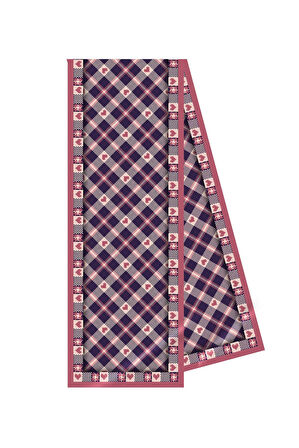 Modabutik Kalp Desenli Fular