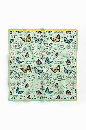 Z1 Modabutik Kelebek Desenli Bandana